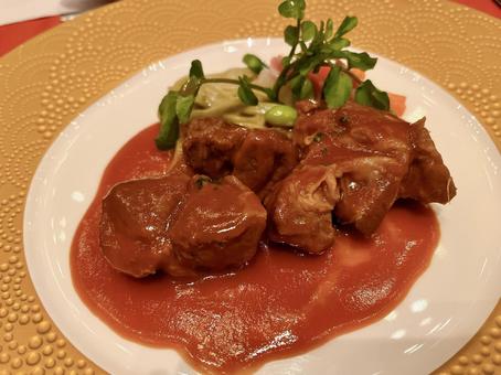 French cuisine in Shinjuku, Tokyo, Japan, JPG