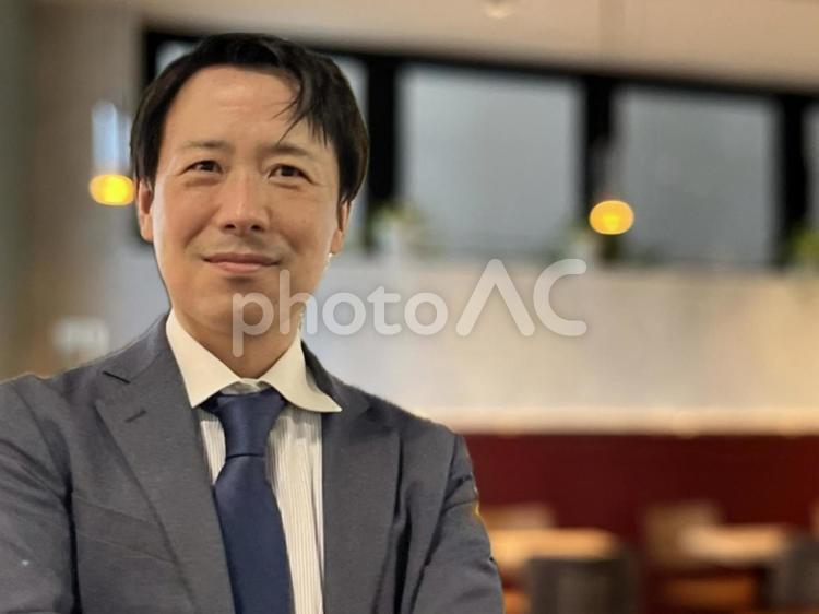 仕事のできる男性、コンサルタント ビジネスマン,サラリーマン,営業マンの写真素材