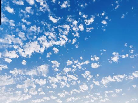 Photo, sky, pattern, blue, 