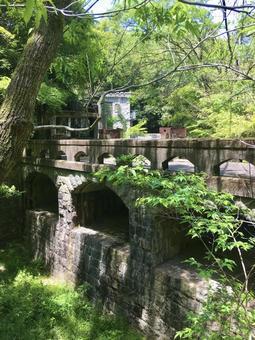 水源地分水堰堤 分水堰堤,渇水,取水施設の写真素材