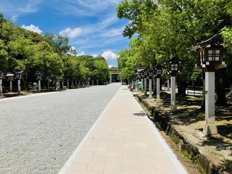 橿原神宮 参道 橿原神宮 参道 橿原神宮,かしはら神宮,奈良県橿原市の写真素材