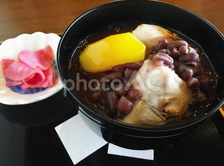 栗のお汁粉2 お汁粉,餡子,小豆の写真素材
