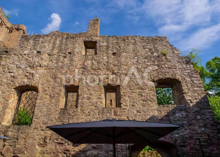 廃墟のホーエンバーデン　ドイツ 廃墟,古城,城址の写真素材
