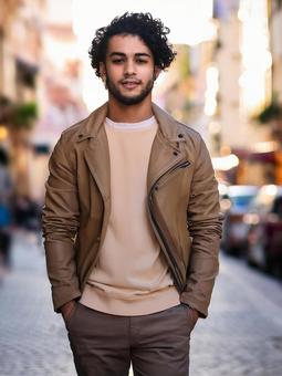 男性ファッションスナップ写真 男性ファッションスナップ写真の写真