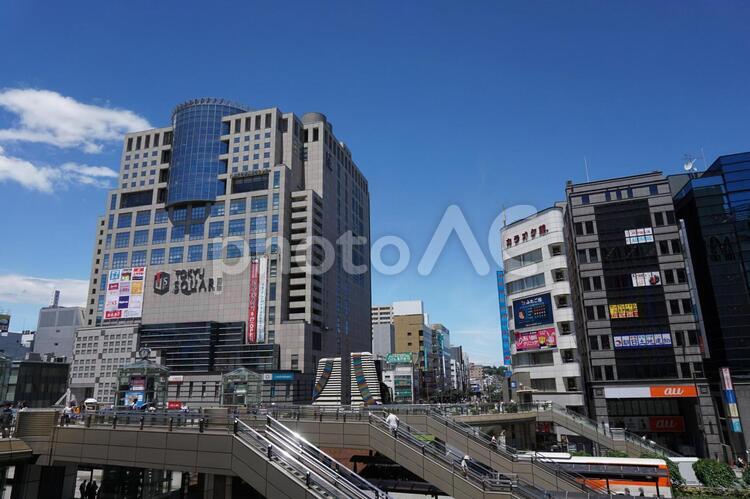 ＪＲ八王子駅　北口　東急スクエアなど 八王子,八王子市,八王子駅の写真素材