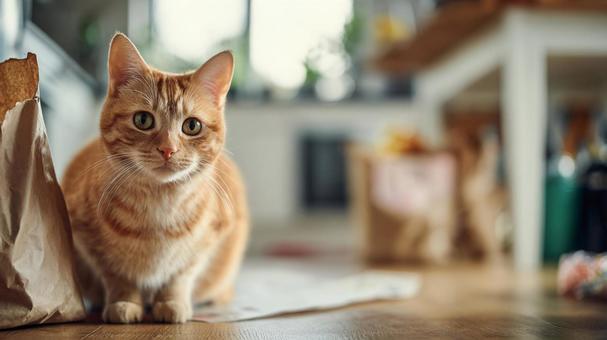 家の中の猫 家の中の猫の写真
