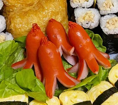 タコさんウィンナー タコさんウィンナー,ウィンナー,ソーセージの写真素材