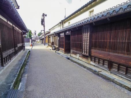 【奈良県】橿原市・今井町 今井町,橿原市,重要伝統的建造物群保存地区の写真素材