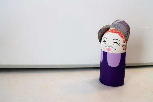 帽子を被ったおばあちゃん 女性人形,おばあちゃん,帽子の写真素材