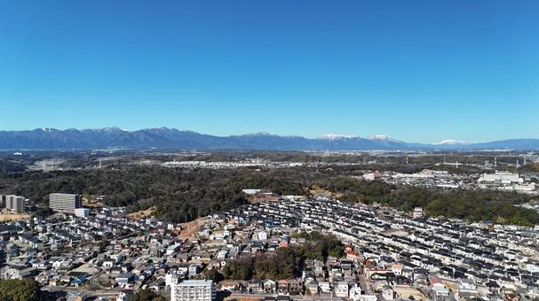 鈴鹿山脈 鈴鹿山脈 鈴鹿山脈,四日市市,晴れの写真素材