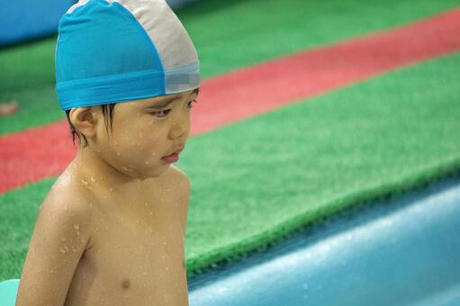 Pool class, natação, piscina, lição, JPG