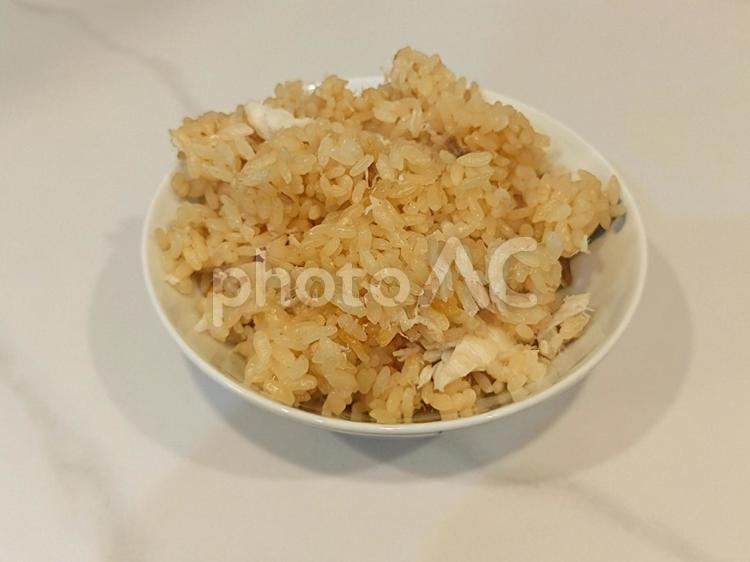 連子鯛の炊き込みご飯 連子鯛,炊き込みご飯,昆布と鰹の出汁の写真素材