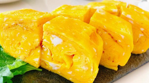 上品な卵焼き 上品な卵焼き 卵焼き,たまごやき,卵の写真素材