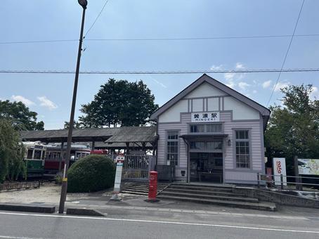 旧名鉄美濃駅 2 旧名鉄美濃駅 2 駅舎,旧名鉄美濃駅,駅の写真素材