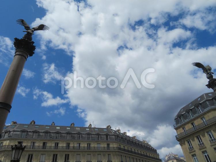 フランス、パリの街並み（町並み） フランス,パリ,風景の写真素材