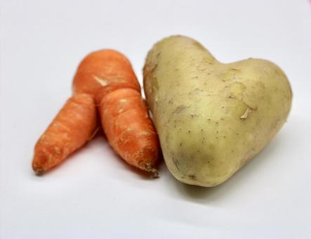 にんじんとじゃがいもの写真