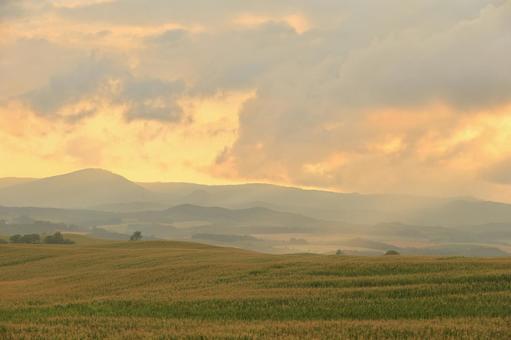 Photo, biei, biei no oka, hokkaido, 