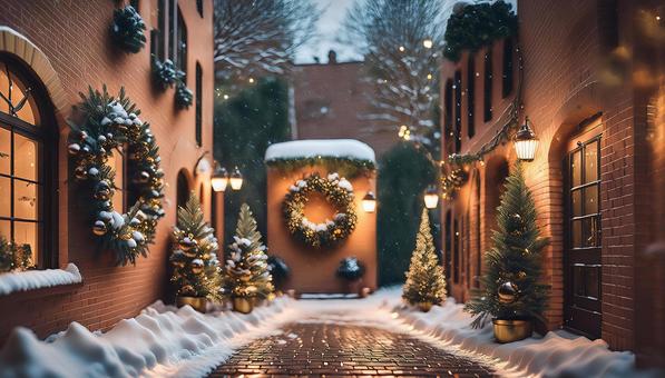 クリスマスリース クリスマスリース,リース,クリスマスの写真素材