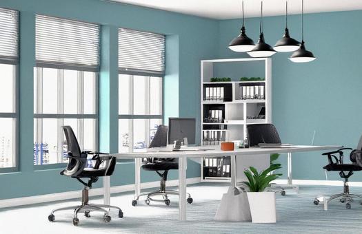 明るいオフィスの写真