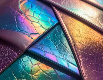 革の壁紙_虹色07 革の壁紙_虹色07の写真