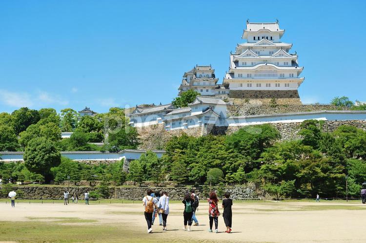 姫路城 お城,ランドマーク,世界遺産の写真素材