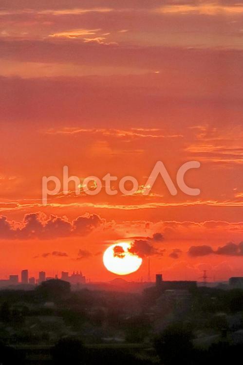 日の出　sunrise  日の出,朝焼け,夜明けの写真素材
