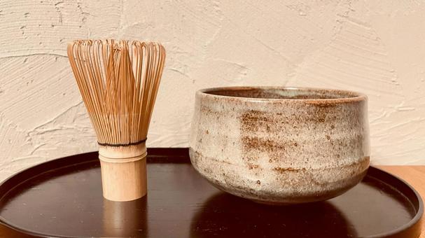 茶道具1 茶道具1 茶筅,抹茶碗,茶道の写真素材