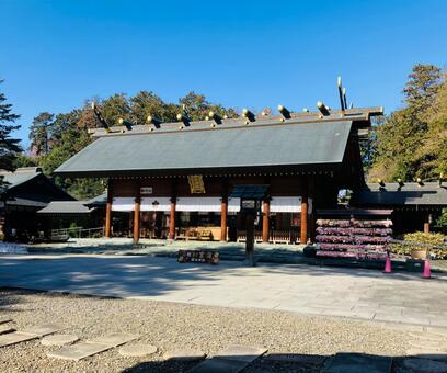 櫻木神社　社殿　拝殿 櫻木神社,千葉県野田市,神社の写真素材