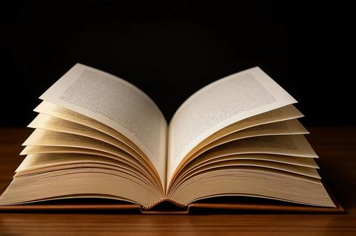 開いた本・読書・知識の象徴・学び・教養の写真