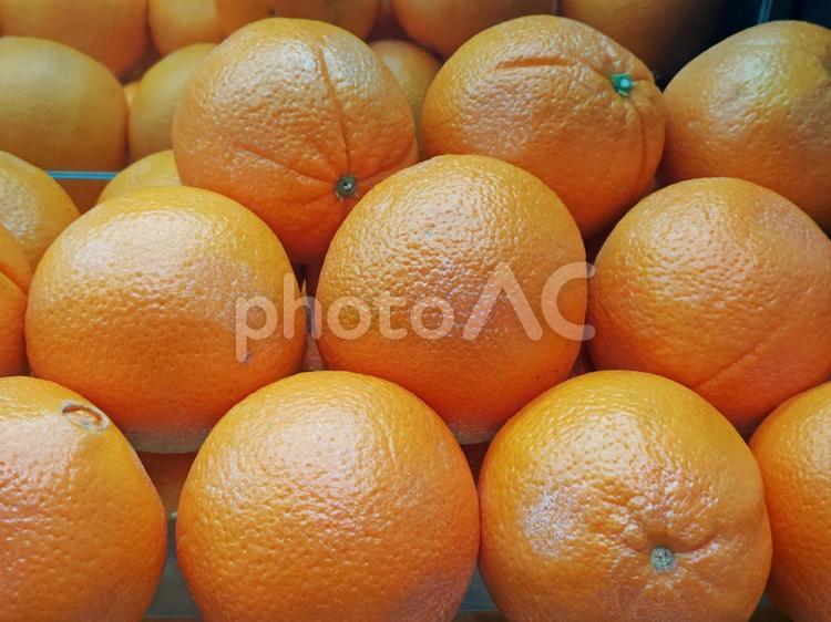 八百屋さんのオレンジ（果物・フルーツ） ミカン,フルーツ,フレッシュの写真素材