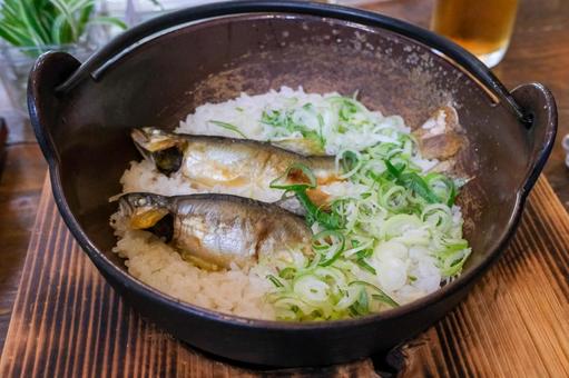 長瀞  丹一の鮎飯 鮎飯,丹一,鮎の写真素材