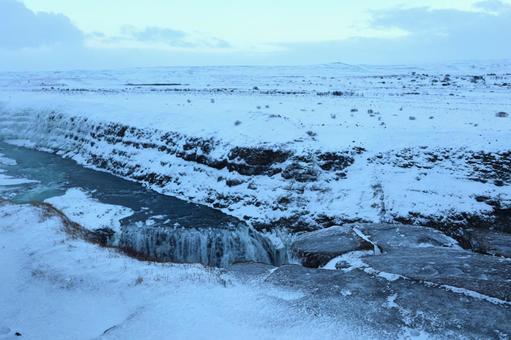 Gullfoss waterfall in Iceland, JPG