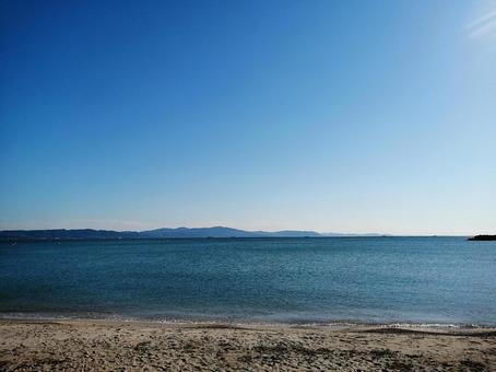 兵庫県明石市江井ヶ島海岸からの景色 兵庫県明石市江井ヶ島海岸からの景色 兵庫県,明石市,江井ヶ島の写真素材