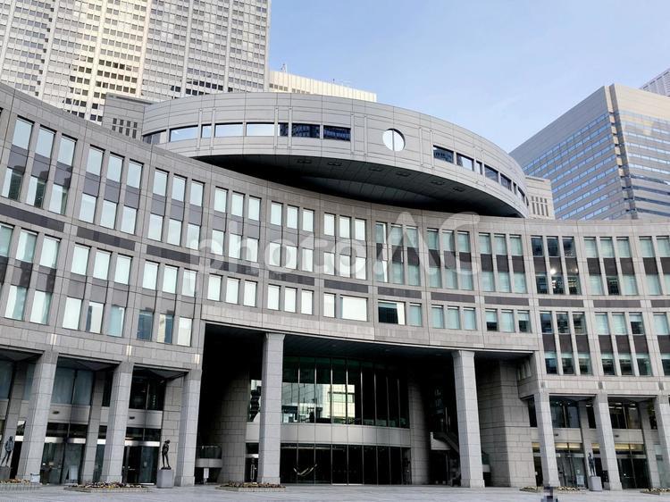 東京風景・都議会議事堂 都議会議事堂,議事堂,会議の写真素材