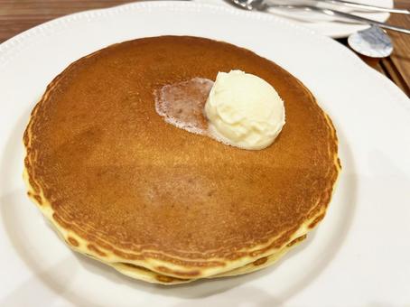 美味しそうなホットケーキ、バターのせ 美味しそうなホットケーキ、バターのせ ホットケーキ,パンケーキ,フードの写真素材
