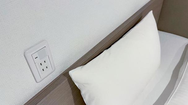 コンテナホテル客室設備 コンテナホテル,客室,内装の写真素材