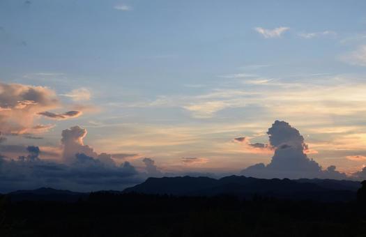夏の夕空(№1) 夏の夕空(№1)の写真