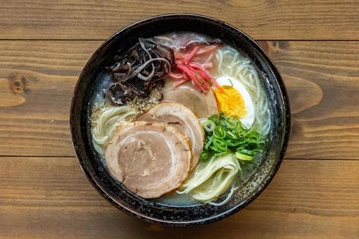 豚骨 バリカタ チャルメラらーめん 豚骨,ラーメン,バリカタの写真素材