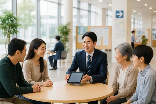 グループでの市民相談会の写真