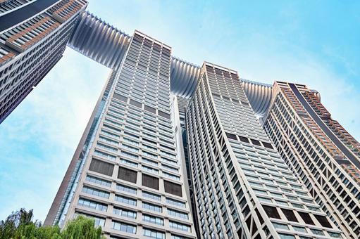 重慶朝天門・ラッフルズシティ 重慶,朝天門,中国の写真素材