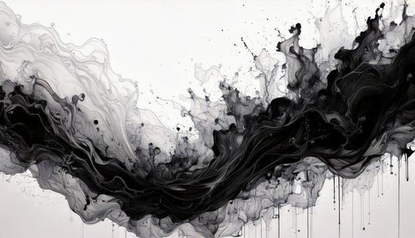 インクにじみの写真