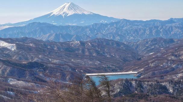 Photo, climbing, big buddha ridge, fuji mountain, 