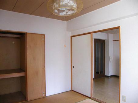和室 和室 和室,押し入れ,賃貸住宅の写真素材