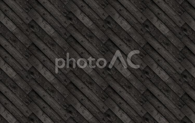 黒色の木目の木組みの背景画像 木目,黒色,黒の写真素材