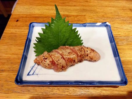 炙り明太子2 美味しい,メンタイ,明太子の写真素材