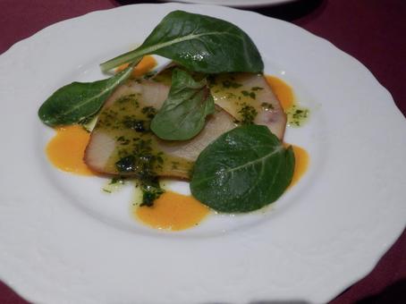 マグロのカルパッチョ マグロのカルパッチョ マグロ,カルパッチョ,イタリアンの写真素材