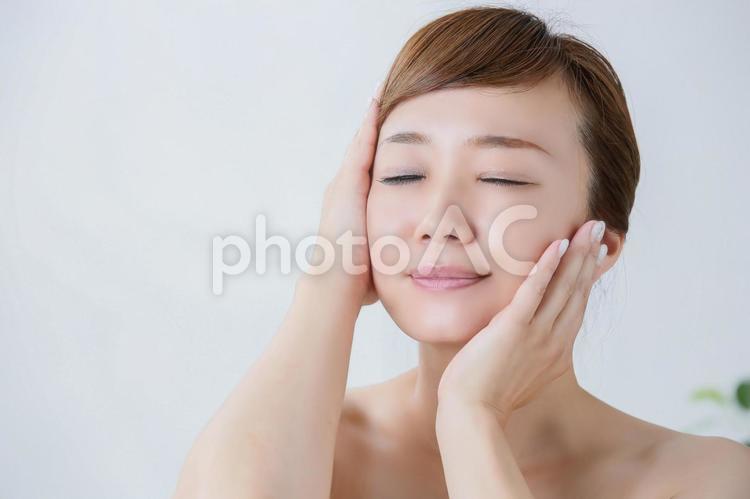 美容のイメージ スキンケア,エステ,女性の写真素材