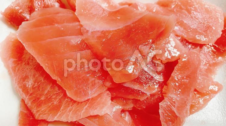 鮪　マグロ刺身　素材　魚 鮪,まぐろ,魚の写真素材
