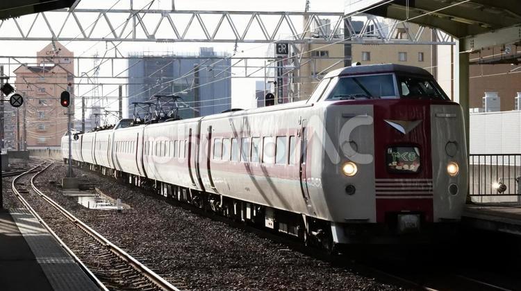 国鉄381系　特急やくも　伯備線 国鉄,特急,jrの写真素材