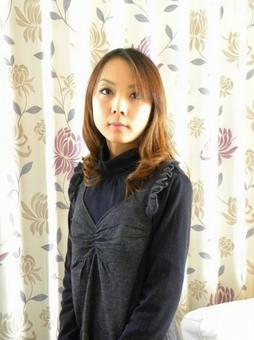 女性のポートレートの写真